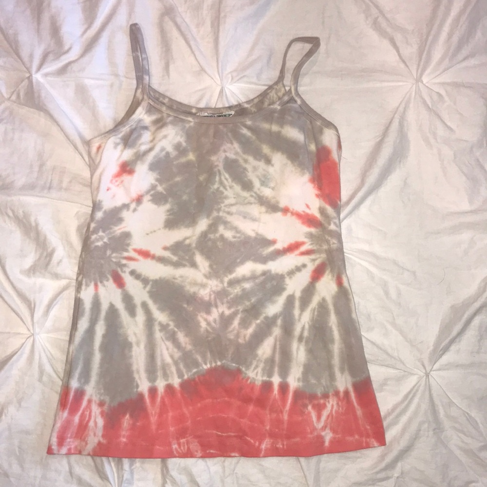 L Hard Tail Tie Dye Tank Top